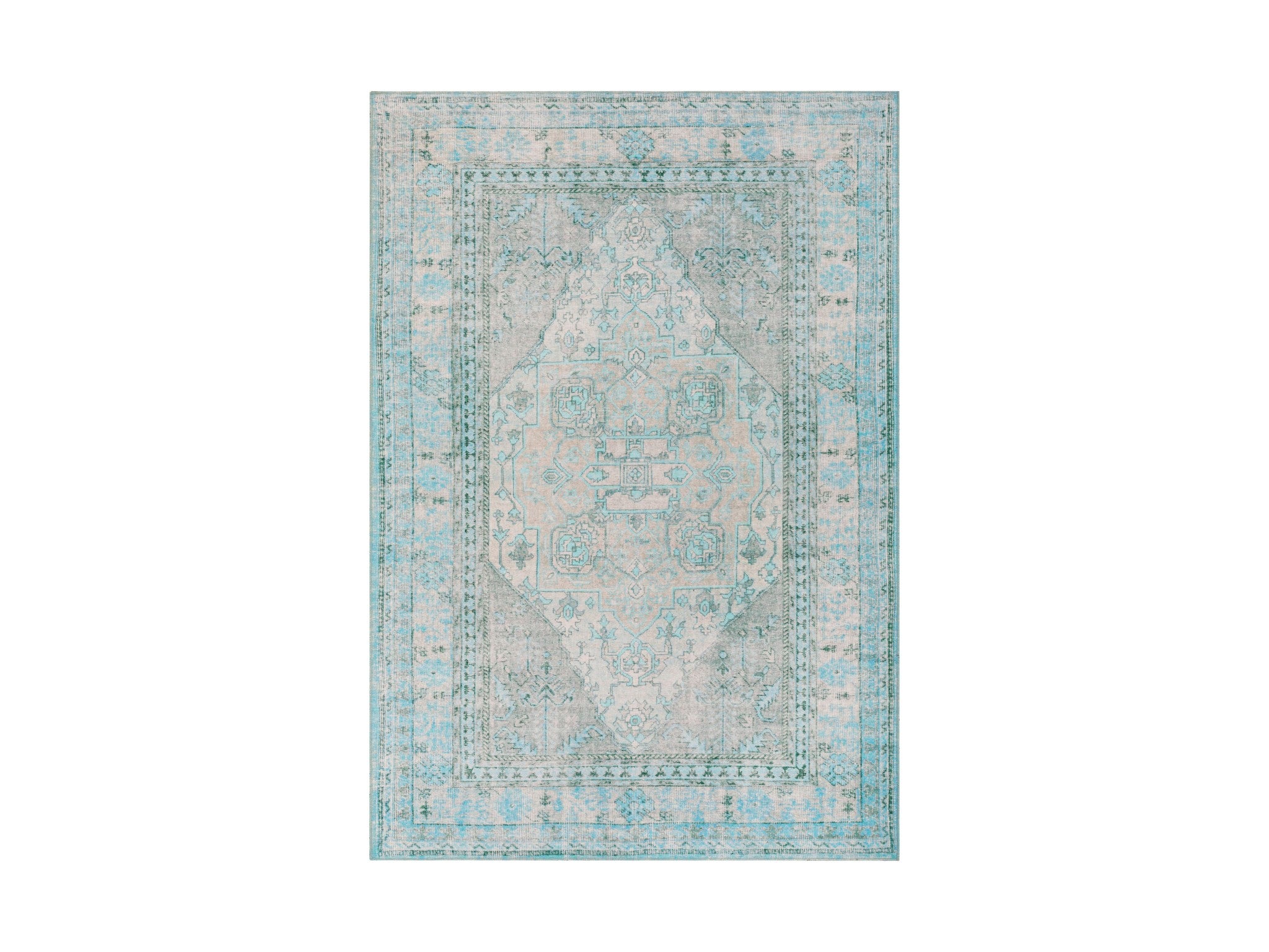 Well Woven flatweave green rug indybest